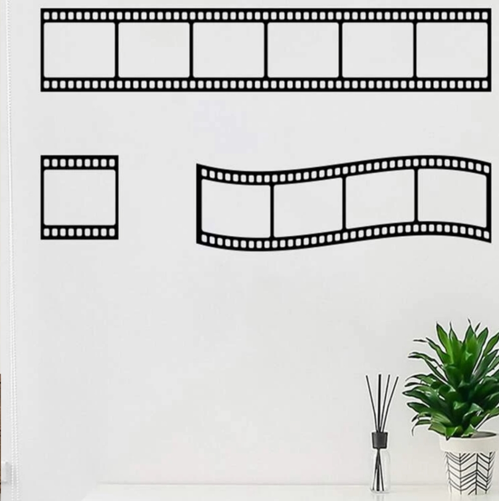 🧁 3/$30 Film Strip Wall Stickers NEW